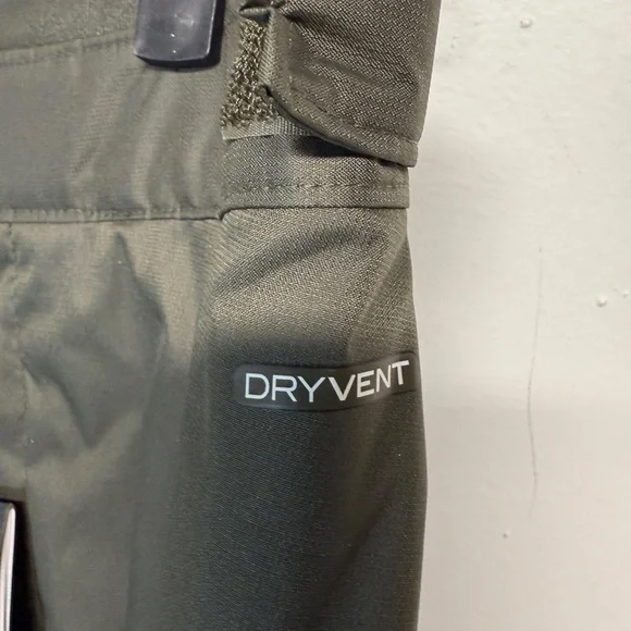 THE NORTH FACE Freedom Insulated Boys Snowboard Pants New Taupe Green Large - Picture 4 of 6
